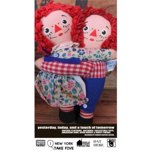 画像: RAGGEDY ANN♥ANDY 1969'S "Knickerbocker" EMBRACEABLES DOLL