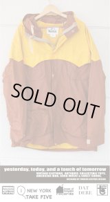 画像: WOOLRICH "BROWN × YELLOW" USED MOUNTAIN PARKA 