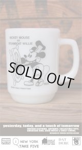 画像: FIRE KING 1980'S MICKEY MOUSE "Steamboat Willie" MUG