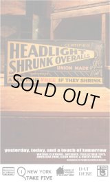 画像: HEADLIGHT OVERALLS 1950'S SIGN 