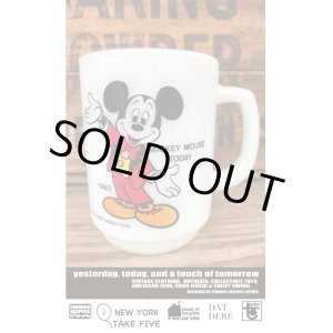 画像: FIRE KING 1980'S MICKEY MOUSE "TODAY" MUG