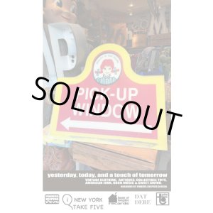 画像: WENDY'S OLD PICK UP WINDOW SIGN