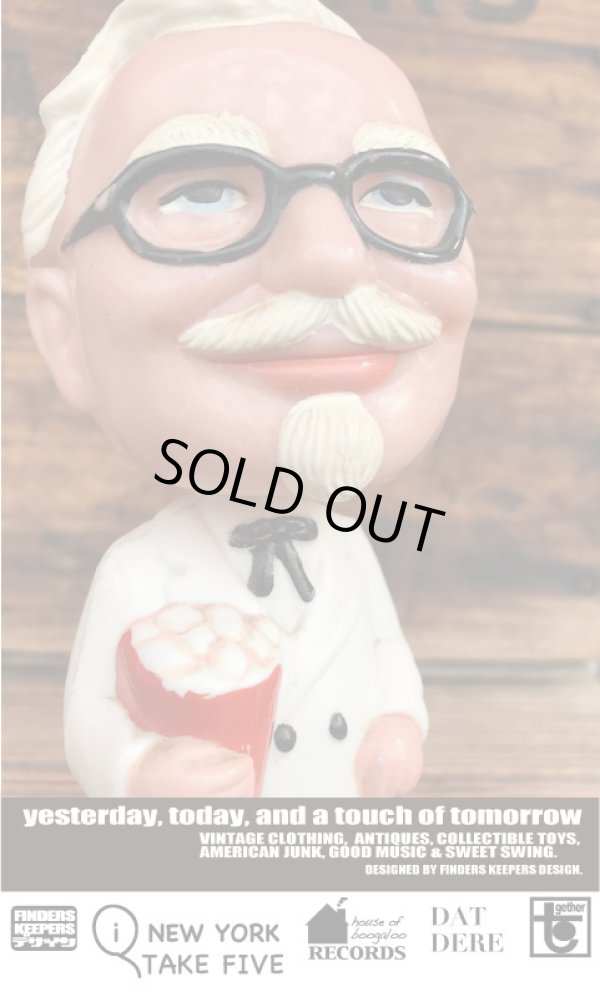 画像1: COLONEL SANDERS 1960'S BOBBIN HEAD DOLL