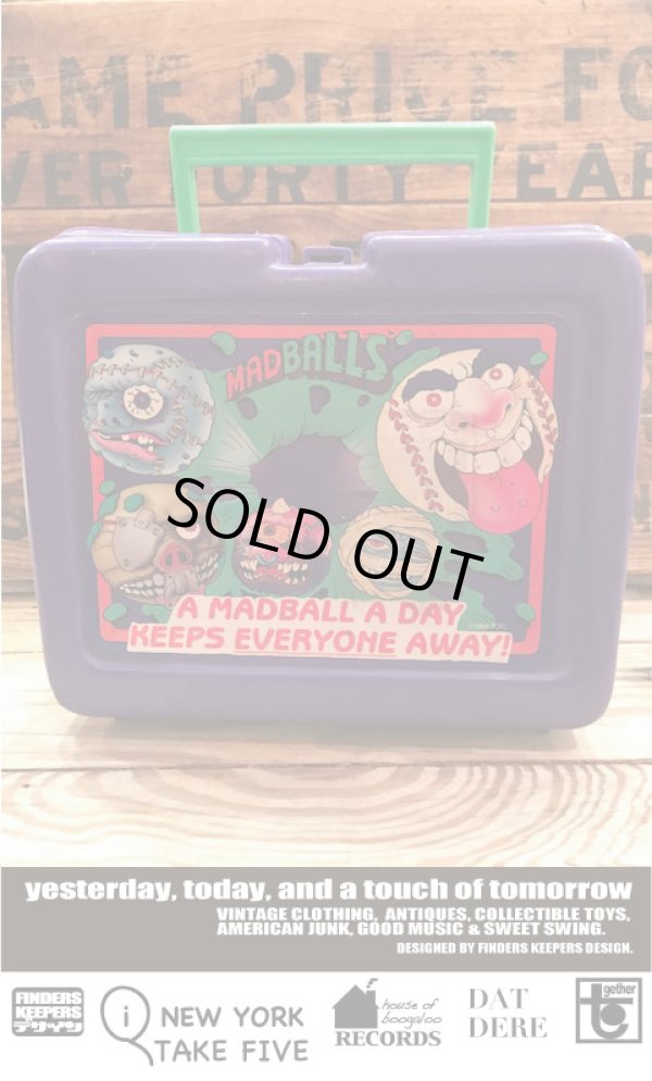 画像1: MADBALLS 1980's LUNCH BOX