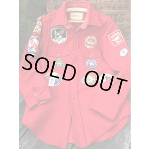 画像: MELTON 1970'S CRAZY!! PATCHED WOOL SHIRTS JACKET