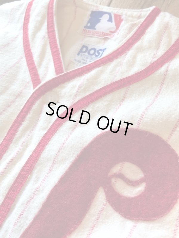 画像3: POST 1968'S”Philadelphia Phillies" KIDS BASEBALL SHIRTS