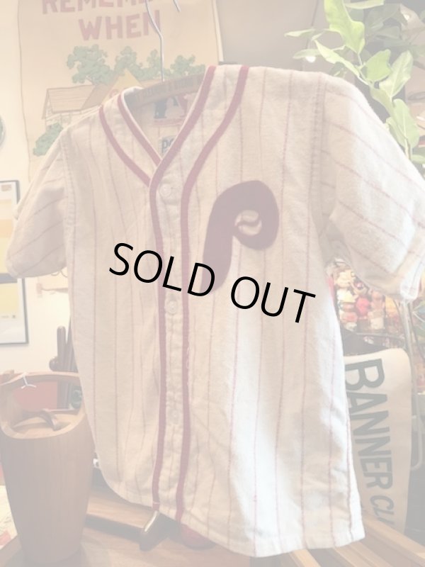 画像10: POST 1968'S”Philadelphia Phillies" KIDS BASEBALL SHIRTS