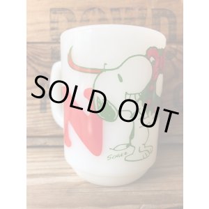 画像: FIRE KING SNOOPY 60~70'S "NOEL" MUG  "A"