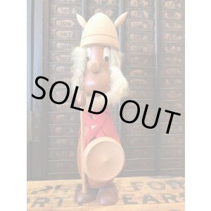 画像: NOGGINS BIG SIZE "WHITE MOUSTACHE" TEAK DOLL