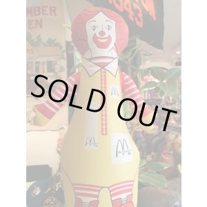 画像: McDONALD'S "RONALD McDONALD" 1990's INFLATABLE BOP'EM DOLL