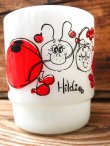 画像1: FIRE KING "LOVE BUGS" HILDI 1960~1970'S MUG