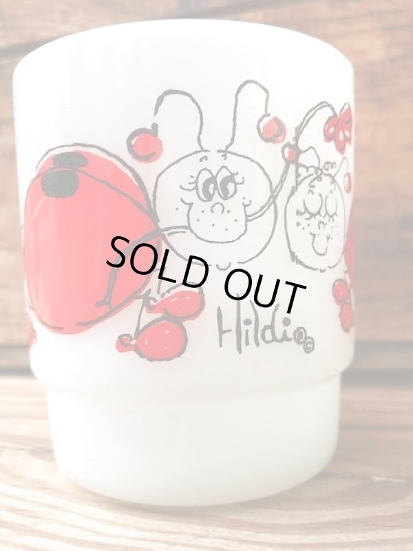 画像1: FIRE KING "LOVE BUGS" HILDI 1960~1970'S MUG