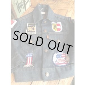 画像: LEVI'S "HARLEY DAVIDSON'S PATCHED" KIDS VINTAGE DENIM JACKET