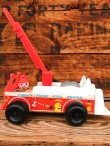 画像2: FISHER PRICE 1968'S FIRE TRUCK PULL TOY