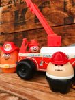 画像10: FISHER PRICE 1968'S FIRE TRUCK PULL TOY