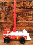 画像6: FISHER PRICE 1968'S FIRE TRUCK PULL TOY