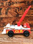 画像4: FISHER PRICE 1968'S FIRE TRUCK PULL TOY