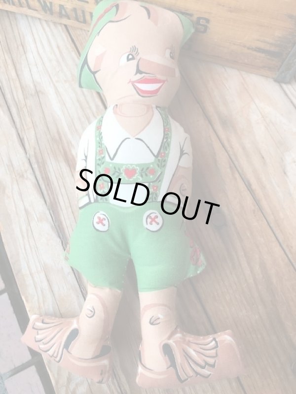 画像1: PINOCCHIO 1960'S PILLOW DOLL