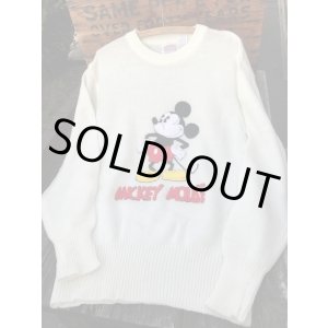 画像: MICKEY MOUSE "X-LARGE" VINTAGE SWEATER