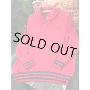 画像: POLO RALPH LAUREN USED SHAWL COLLAR SWEATER