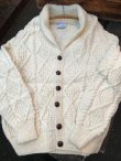 画像1: RITA CONDRON "MADE IN IRELAND" FISHERMAN CARDIGAN