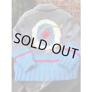 画像: VINTAGE "BOW & ARROW◎TARGET" COWICHAN SWEATER