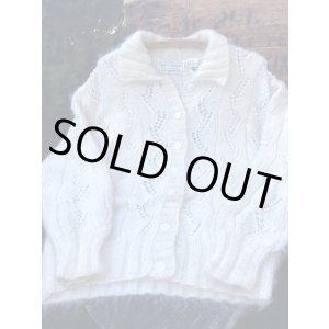 画像: EVAN PICONE LADY'S ACRYLIC×MOHAIR USED CARDIGAN