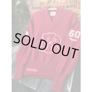 画像: LAMB KNIT GOODS CO. 1960'S LETTERED SWEATER