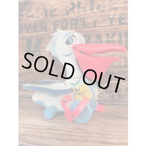 画像: FISHER PRICE "BIG BILL PELICAN"1961'S PULL TOY
