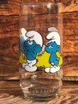 画像2: SMURF 1980'S HARDEES "BRAINY" GLASS 