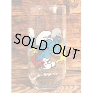 画像: SMURF 1980'S HARDEES "BRAINY" GLASS 