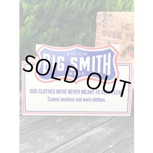 画像: BIG SMITH 1960'S STORE DISPLAY SIGN