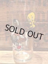 画像: LOONEY TUNES 1976 "TWEETY & SYLVESTER" PEPSI COLLECTORS GLASS 