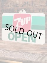 画像: SEVEN UP 1970'S OPEN/ CLOSED SIGN