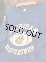 画像: UNIVERSITY OF MICHIGAN "WOLVERINES" VINTAGE T-SHIRTS 