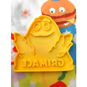 画像: McDONALD'S "GRIMACE" YELLOW 1980'S COOKIE CUTTER  