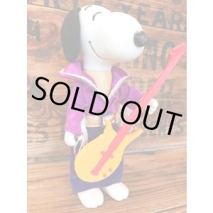 画像: SNOOPY "ROCK'N ROLLER" 1980'S DRESS UP DOLL