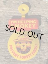 画像: SMOKEY BEAR 1960'S TIN BADGE 