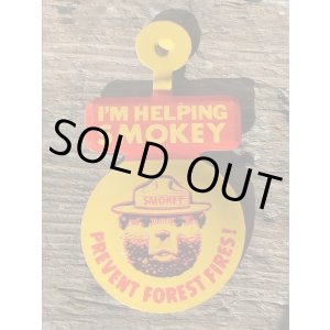 画像: SMOKEY BEAR 1960'S TIN BADGE 