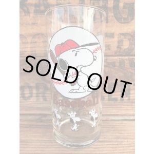 画像: PEANUTS VINTAGE "BASEBALL" GLASS