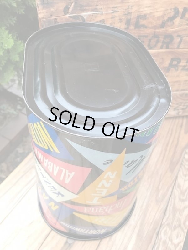 画像4: UNIVERSITY PENNANT 1950'S~ METAL TRASH CAN