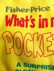 画像2: FISHER PRICE  " WHAT'S IN MY POCKETS? "1970'S SURPRISE CLOTH BOOK 