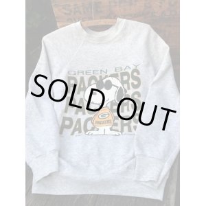 画像: PEANUTS "PACKERS" "MADE IN USA" OLD SWEAT SHIRTS