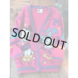 画像: MICKEY & FRIENDS KIDS VINTAGE KNIT CARDIGAN