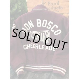 画像: DON BOSCO CHEERLEADER "HEWITT MFG CO." VINTAGE VARSITY JACKET