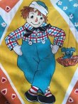 画像1: RAGGEDY ANN & ANDY VINTAGE TWIN FLAT SHEETS