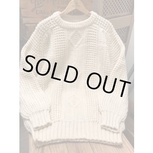 画像: SLIEVE LEAGUE  HANDSKNITS "MADE IN IRELAND"  FISHERMAN SWEATER