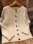 画像1: HERON "MADE IN IRELAND" SPECIAL FOR SHANNON FISHERMAN CARDIGAN