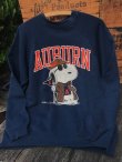 画像1: PEANUTS "AUBURN UNIVERSITY" "MADE IN USA" OLD SWEAT SHIRTS