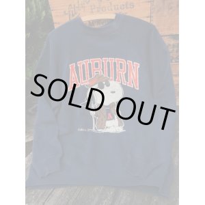 画像: PEANUTS "AUBURN UNIVERSITY" "MADE IN USA" OLD SWEAT SHIRTS